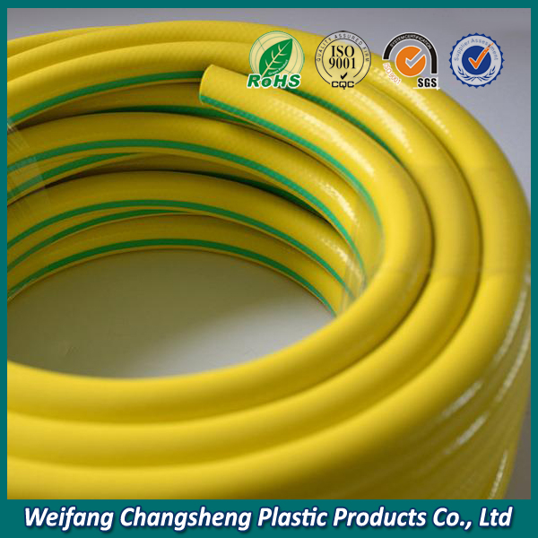 3/4 inch High Pressure Green Color Fiber Reinforced PVC Flexible Garden Water Hose